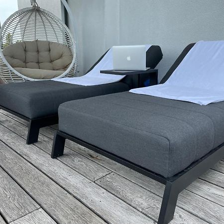 Appartamento Sea View Penthouse Terrace Palanga Old Town Esterno foto