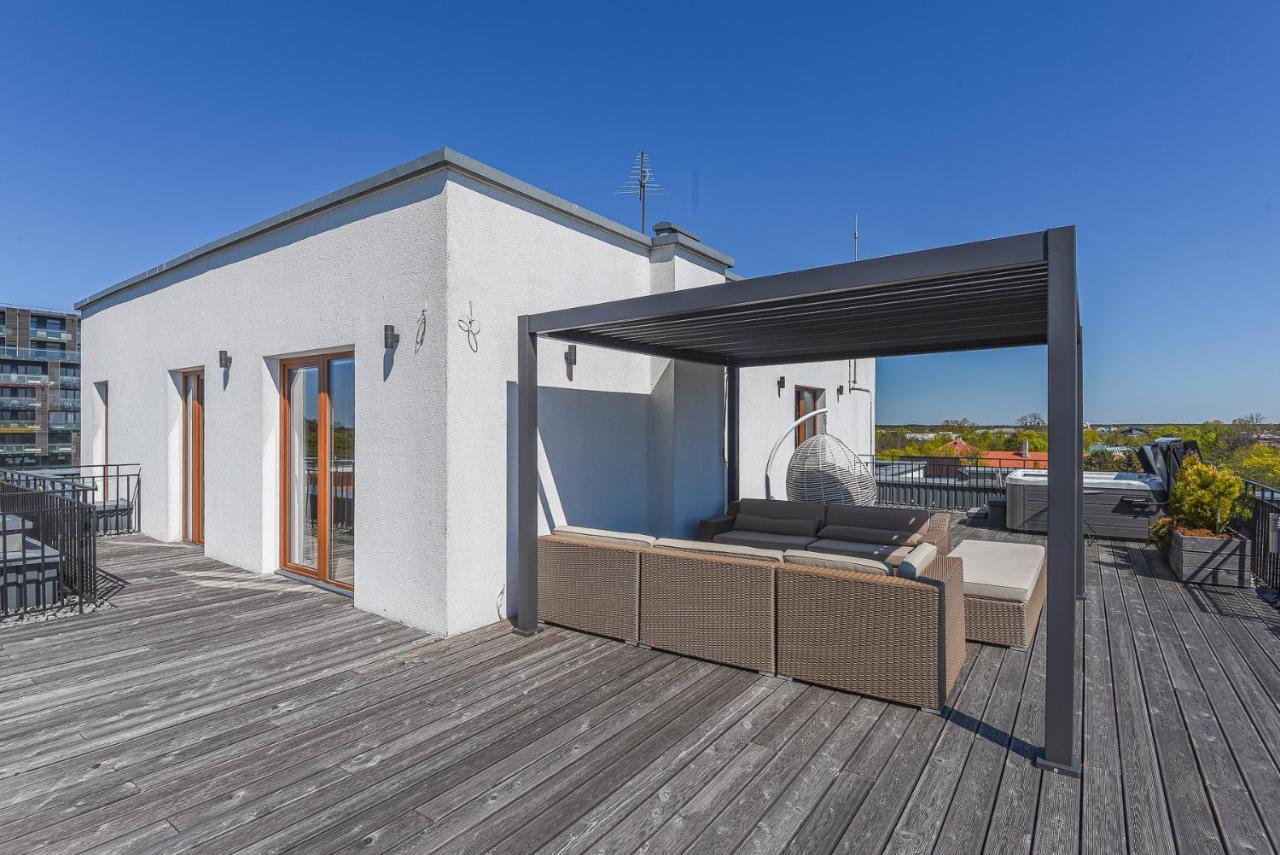 Appartamento Sea View Penthouse Terrace Palanga Old Town Esterno foto
