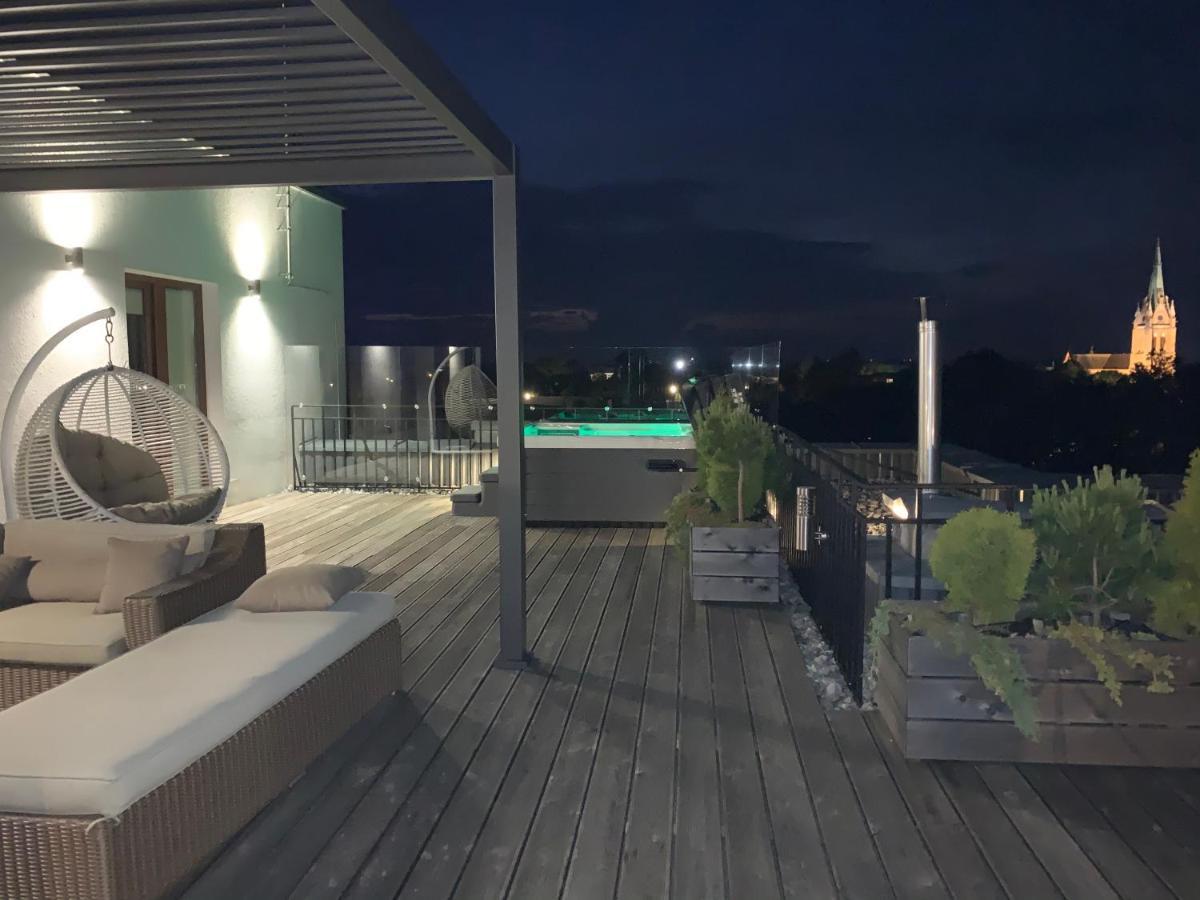 Appartamento Sea View Penthouse Terrace Palanga Old Town Esterno foto
