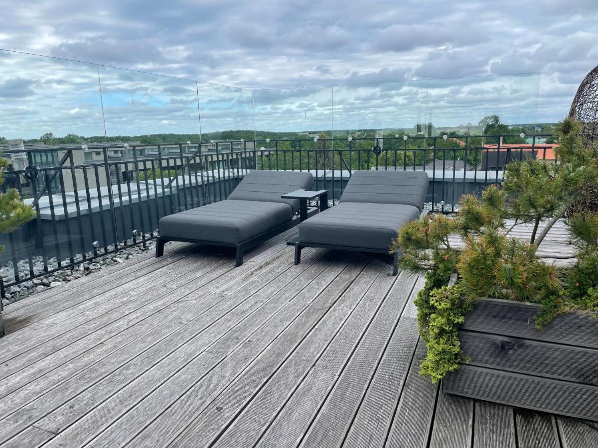 Appartamento Sea View Penthouse Terrace Palanga Old Town Esterno foto