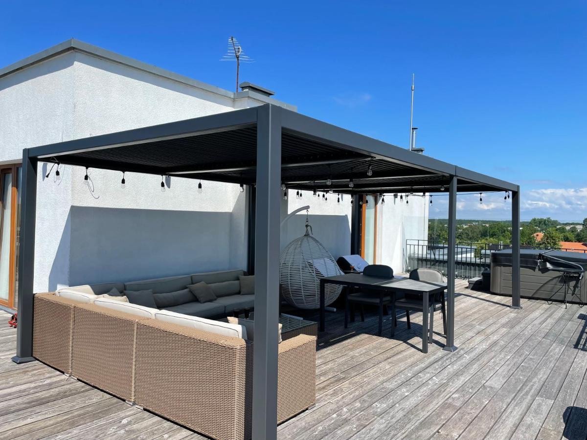 Appartamento Sea View Penthouse Terrace Palanga Old Town Esterno foto