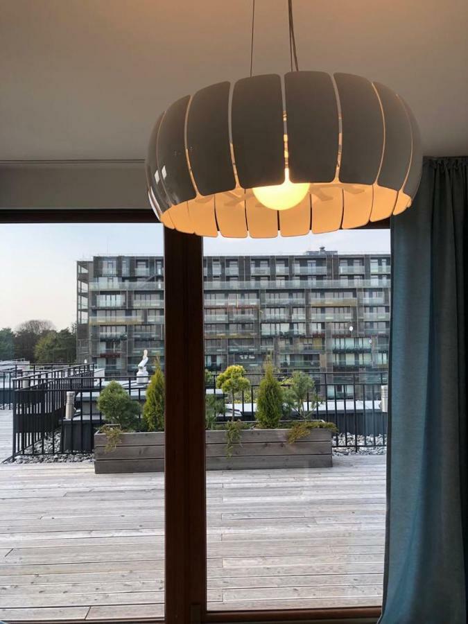 Appartamento Sea View Penthouse Terrace Palanga Old Town Esterno foto