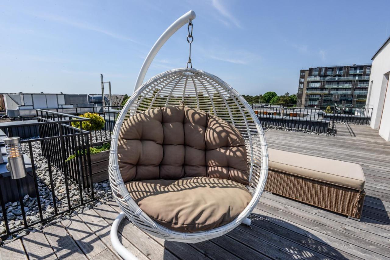 Appartamento Sea View Penthouse Terrace Palanga Old Town Esterno foto