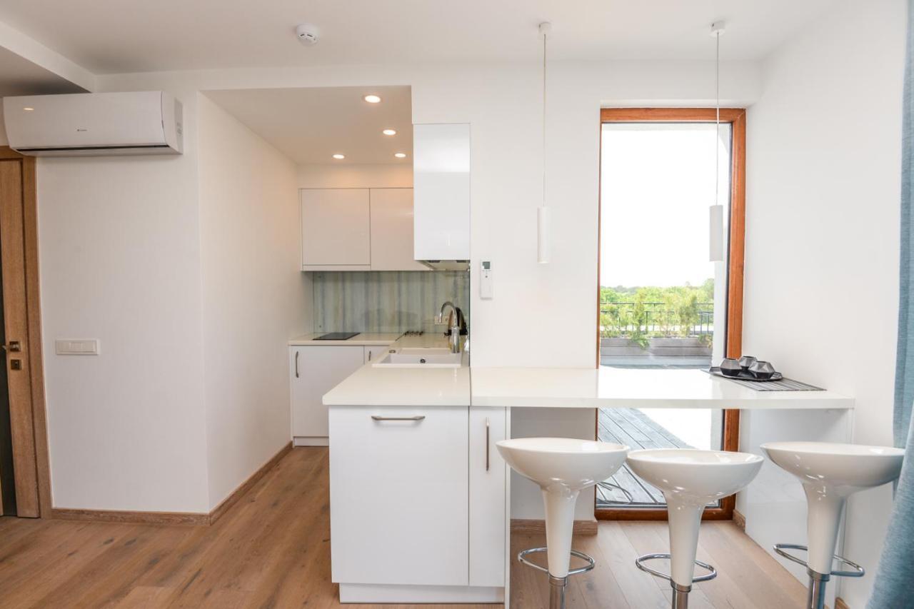Appartamento Sea View Penthouse Terrace Palanga Old Town Esterno foto
