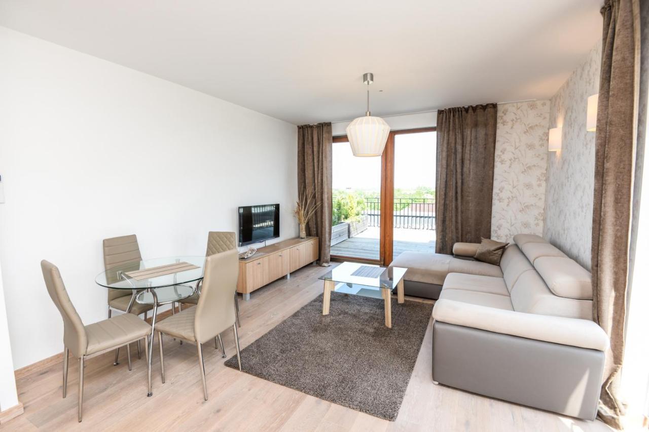 Appartamento Sea View Penthouse Terrace Palanga Old Town Esterno foto
